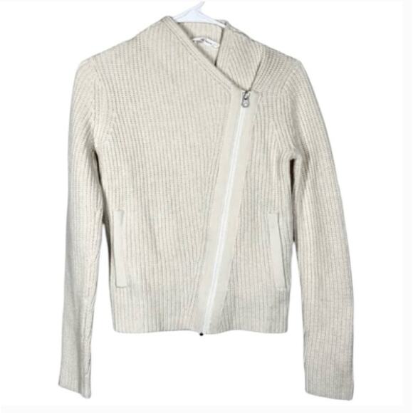 Athleta Stowe Merino Wool Zip Sweater XS - Picture 3 of 5